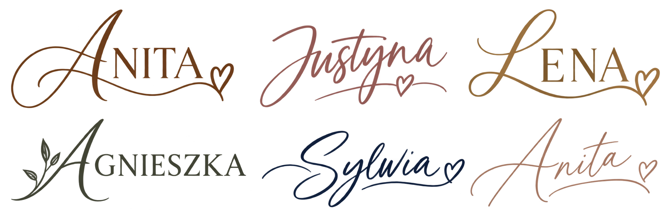 Anita, Justyna, Lena, Agnieszka, Sylwia i Anita – współtwórczynie Dotyk Miłości