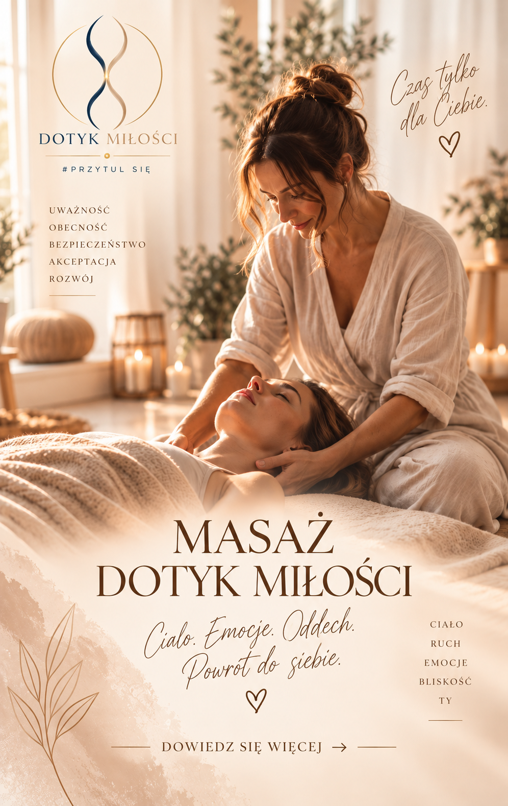 masaż dotyk miłości