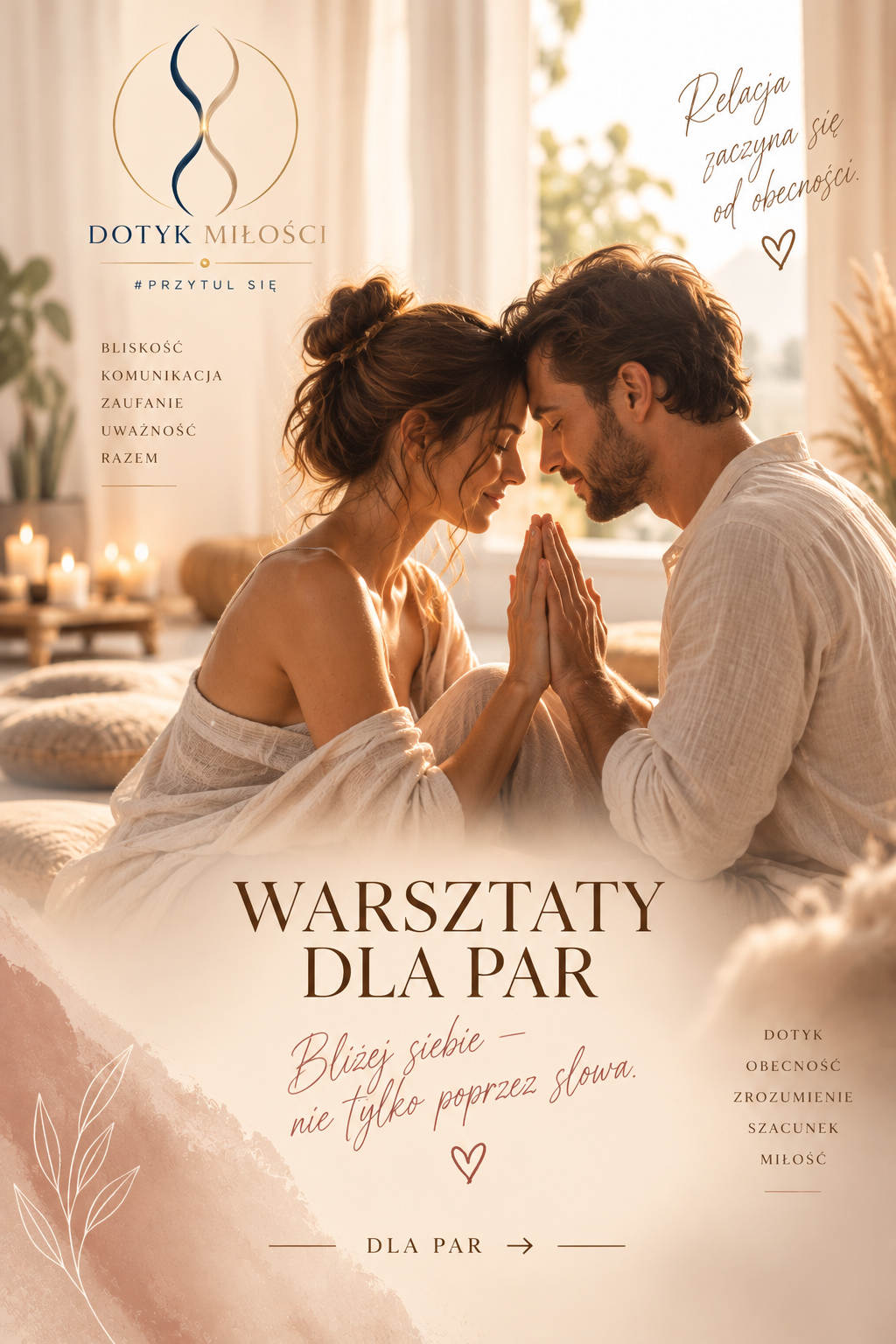 Sesja indywidualna Dotyk Miłości – uważność i kontakt z ciałem